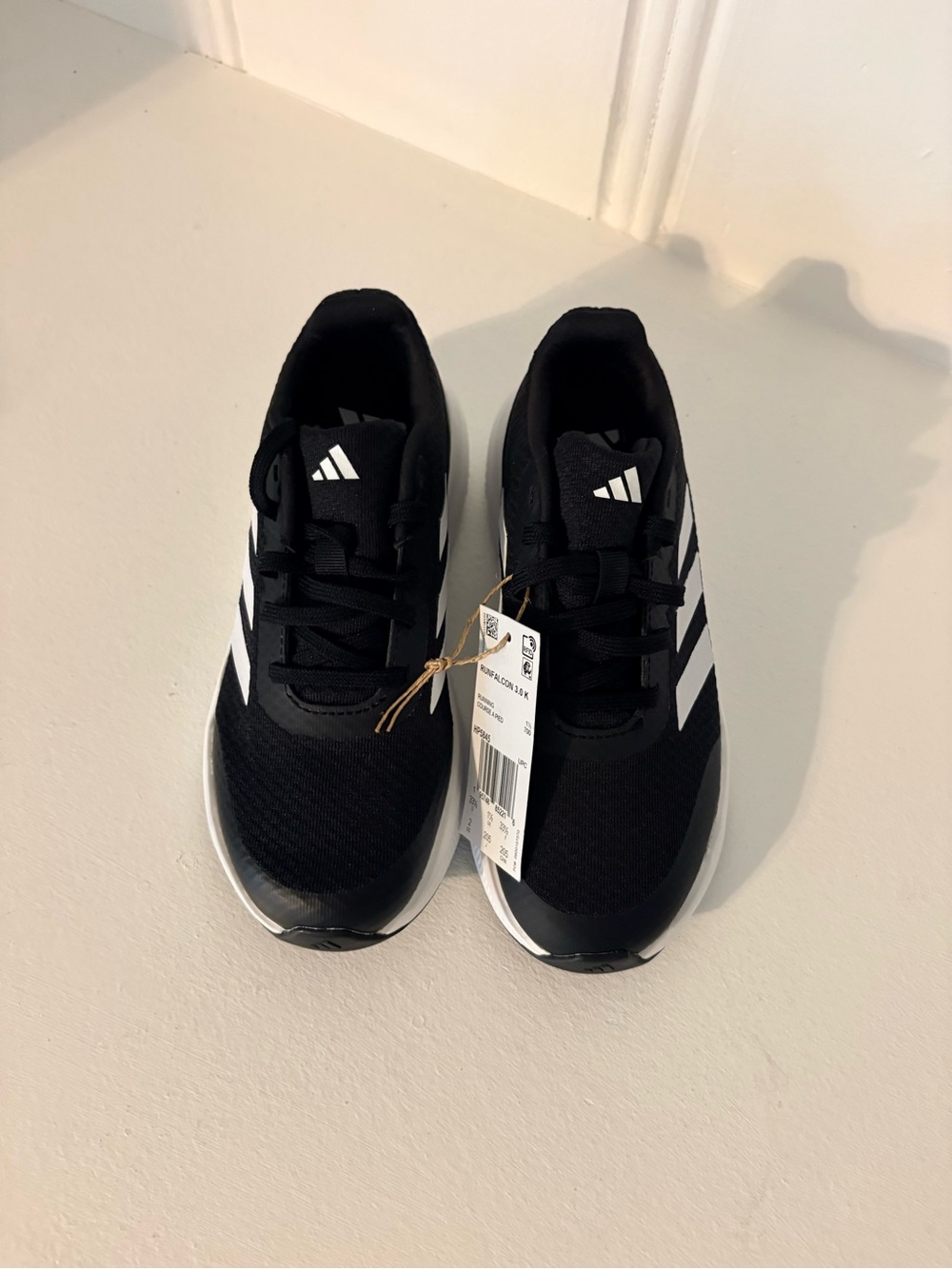 Adidas Black & White Running Sneakers